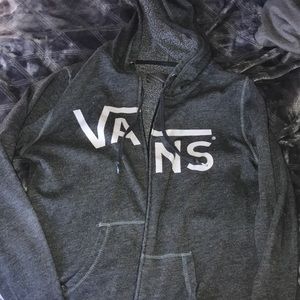 Vans zip up hoodie